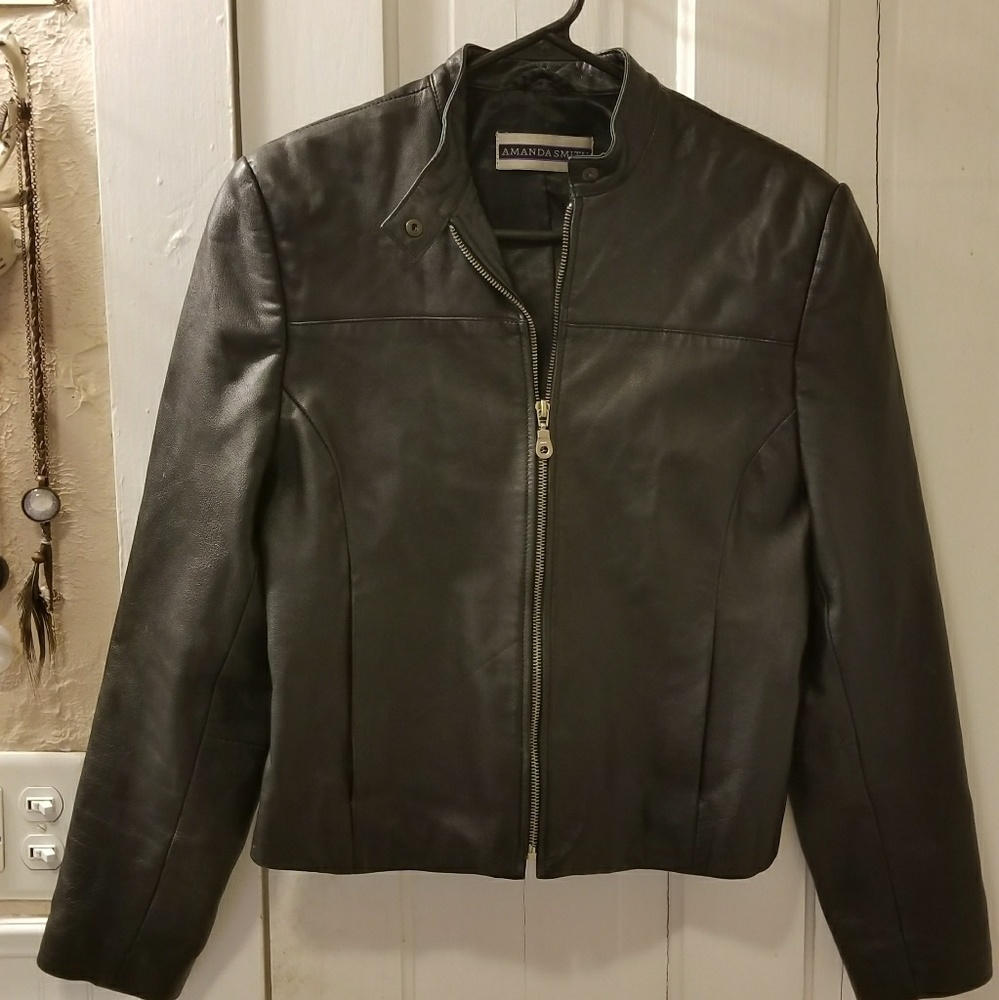 Leather Moto Jacket